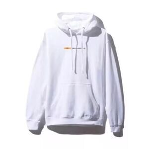 Anti-Social Social Club White Cigarette Pullover Hoodie Men’s Size XL